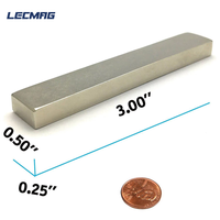 Aimant néodyme carré puissant N35 N50, aimant permanent NdFeB pour moteur