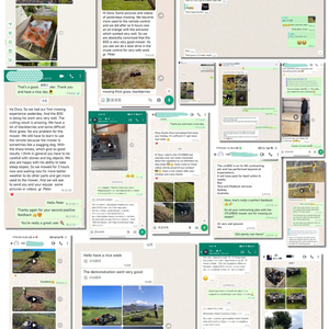 เครื่องตัดหญ้ายูโร<span class=keywords><strong>5</strong></span>/EPA 24V / 500W เซอร์โวมอเตอร์ควบคุมระยะไกลเครื่องตัดหญ้าสำหรับ VTLM600ภูมิทัศน์ขนาดใหญ่ - Product Image 5