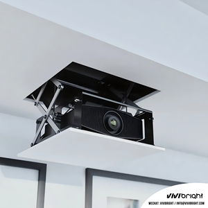 <span class=keywords><strong>Support</strong></span> de projecteur <span class=keywords><strong>motorisé</strong></span> VIVIBRIGHT en alliage d'aluminium avec télécommande, type ciseaux, garantie 3 ans <span class=keywords><strong>pour</strong></span> cinéma maison et bureau - Product Image 2