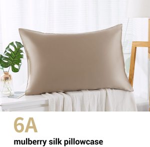 Luxury 6A Grade Mulberry <strong>Silk</strong> Pillowcase Organic Pure <strong>Silk</strong> 100% <strong>Silk</strong> Fiber Pillow case <strong>Wholesale</strong> - Product Image 2