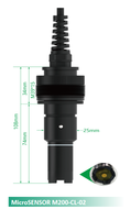 Sonde de chlore résiduel submersible IP68 0-20ppm HOCl, principe à membrane, tension constante, qualité de l'eau, filetage G3/4
