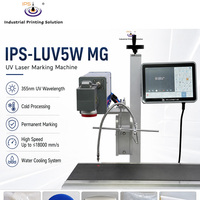 IPS-LUV5W F MG Galvo Uv Laser Marker Uv Laser Printer 5w Untuk Botol Plastik Putih Film Papan PCB Kemasan