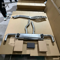 Tuyau d'échappement Catback de performance en gros, épais, pour Audi Q5 Q7 RS3 RS4 RS6 RS7 SQ5 SQ8, en acier inoxydable poli miroir