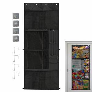 Door Stuffed Animal <b>Storage</b>, Over Door <b>Storage</b> <b>Solution</b>, Plush Toy Polyester Fine Mesh Multifunctional Organizer - Product Image 1
