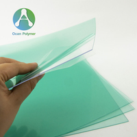 Feuille de PC transparente sur mesure, surface brillante/mate/gaufrée pour la fabrication de cartes d'identité, applications de pliage/thermoformage (OCAN)