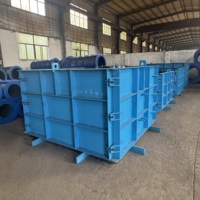 Coffrage en acier réutilisable haute résistance, moule pour puits d'égout et traverses en béton préfabriqué pour système de drainage