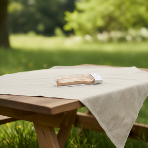 Cucchiaio in Legno ILAN 160mm 12 Pezzi Utensili Monouso - Product Image 3