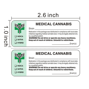 Премиум-2,6 "x 1" универсальная этикетка, совместимая с CA, наклейка 1000 этикеток/рулон - Product Image 4