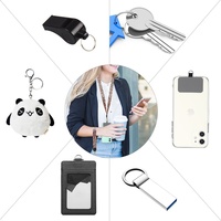 Universale Browm/Rosa/Nero/Bianco Leopard Chiave Cordicella del Collo ID Badge Titolari Animale Cinghie Del Telefono Cellulare con portachiavi per iphone