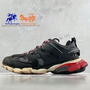 Zapatillas Deportivas Chunky Rosa para Mujer, Parte Superior de Malla Transpirable, con Cordones, Amortiguación Gruesa, Antideslizantes, Estilo Casual Urbano, Balenciaga - Product Image 3