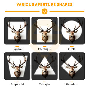 Forma de MARCO DE APERTURA direccional ajustable para museo, galería de arte, exposición, imagen artística, 10W, 15W, 20W, 30W, corte en forma de foco - Product Image 6