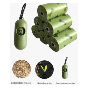 Sacs à déjections canines biodégradables en plastique écologique, très demandés, avec contrôle des odeurs, logo personnalisé imprimé, haute qualité, pour chiens - Product Image 4