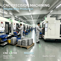 Servicio de Mecanizado CNC Personalizado, Servicio de Fabricación de Piezas Metálicas de Alta Precisión, Inspección del 100%, Lotes Pequeños para Piezas de Ferretería