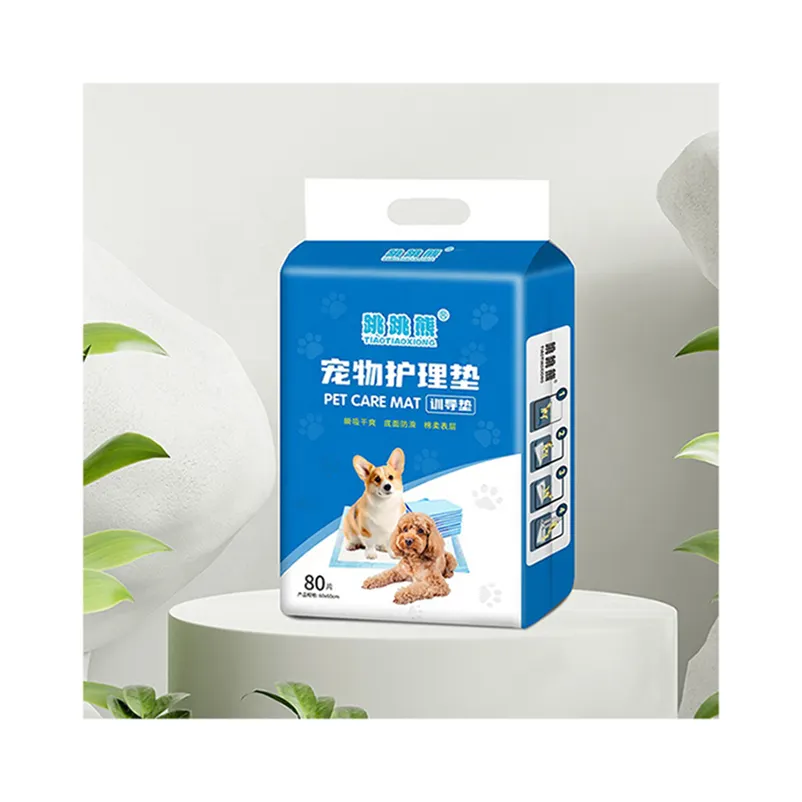 Custom Wholesale Disposable Skin-Friendly Dog Potty Puppy Pads Manufacturer 5-Layer Puppy Trainer Pads