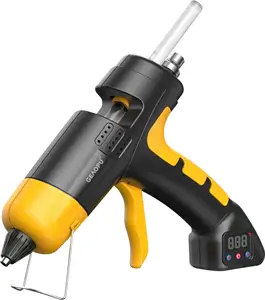 20w Power Heat Capacity Aluminum Barrel+aluminum Alloy Nozzle Hot Melt Glue Gun Featured With Premium Thermal Heating System