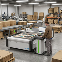 Máquina de Corte Oscilante Digital para Cartón Corrugado, Cajas de Embalaje y Cartón