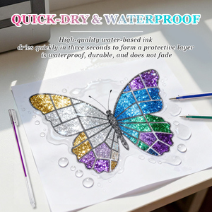 <span class=keywords><strong>Penne</strong></span> Gel Glitterate OEM & ODM 12/18/24 Colori, <span class=keywords><strong>Penne</strong></span> Gel Scintillanti per Bambini, Studenti, Disegno Artistico e Artigianato, Vendita all'Ingrosso - Product Image 2