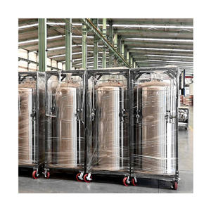 Dewar de cylindre d'oxygène liquide cryogénique auto-pressurisé 200L LO2 pour le remplissage - Product Image 1