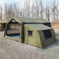 Nouvelle tente de camping gonflable combinée de grande taille pour les fêtes en plein air en famille