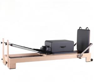 ชุดอุปกรณ์ฟิตเนสครบชุด 5 ชิ้น รุ่น Professional Maple Wood Reformer พร้อมสปริงปรับระดับได้ สำหรับใช้ในบ้าน รับประกัน 10 ปี BSW B - Product Image 6