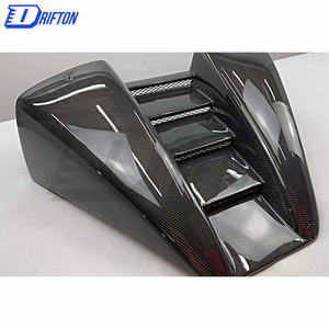 Cubierta de entrada de aire del motor trasero del coche para Mclaren 570S 570GT piezas de fibra de carbono seco - Product Image 4