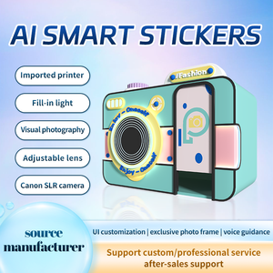 Cabina Fotografica Digitale Selfie Station Compatibile con Smartphone, Stampa <span class=keywords><strong>Foto</strong></span> dal Chiosco - Product Image 2