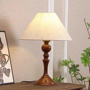 Nouvelle lampe de table en matériau autre que le bois, style américain vintage, style wabi-sabi, interrupteur de commande, gradation, lumière nocturne DC, personnalisée, créative - Product Image 1