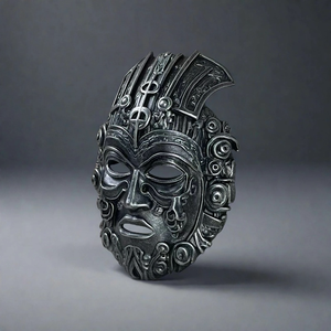 Carnaval de Halloween, Día de muertos, Cosplay, fiesta de disfraces, indio, máscara artesanal de resina - Product Image 5