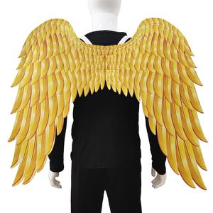 3D angelo ali Cosplay Costume tessuto Non tessuto 90x84cm dimensioni con spalline elastiche - Product Image 5