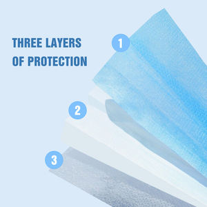 工厂定制en 14683:2019医用口罩<span class=keywords><strong>3</strong></span>层面罩防尘批发新设计 - Product Image 2