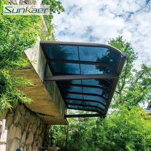 Pare-soleil moderne en aluminium pour patio, auvent imperméable en polycarbonate pour toit avec auvent de fenêtre en stock - Product Image 3