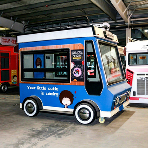 ZOWN Luxury Custom Electric Food Truck Mobile Restaurant Style Coffee Pizza Hot Dog Snack Vending <b>Trailer</b> 2-Year Warranty - Product Image 1