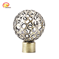 Décoration de maison de luxe à Dubaï, rail de rideau double de haute qualité, tringle à rideau double, embouts de tringle à rideau, rails de stores enrouleurs, fer doré