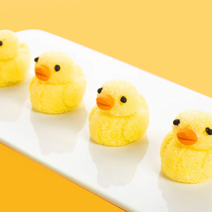 Bán Buôn Phim Hoạt Hình Dễ Thương Vàng May Mắn Vịt Hình Dạng Mềm Jelly Gummy Kẹo Mềm Kẹo <span class=keywords><strong>Marshmallow</strong></span> Cho Trẻ Em Halal Chứng Nhận - Product Image 5