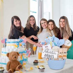 Canasta de Regalo para Bebés Recién Nacidos 2025, Canasta de Regalo Única para Bebés Niños, Regalos para Revelación de Género, Venta al Por Mayor - Product Image 5