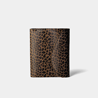 Agenda/Diario Personalizada con Cubierta de Cuero PU con Estampado de Flores y Leopardo, Tamaño A5/A6, Encuadernación de Disco, Impresión UV, Doble Línea, Regalo
