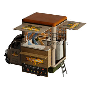 Camion de nourriture mobile électrique à 3 roues, remorque de restauration vintage, chariot de pizza, chariot de hot-dogs, chariot de pain de rue, kiosque de vente ambulante - Product Image 6