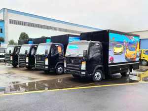 Nouveau camion publicitaire diesel manuel S1NOTRUK HOW0 avec éclairage LED |   Camion de publicité extérieur IP65 étanche Euro5 7000 Nits de luminosité - Product Image 2