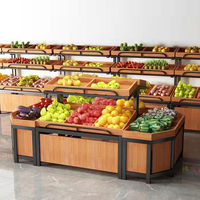 Op Maat Gemaakte Supermarkt Fruit/Produceren Display Plank Fruit Rack Display Plank Stand Voor Groenten