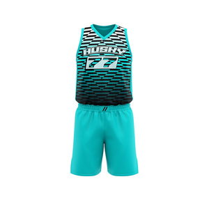 Uniforme de basket-ball de qualité supérieure 100% polyester, maillot et short personnalisés par sublimation, taille plus, séchage rapide et respirant - Product Image 4