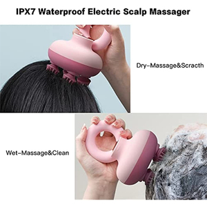 Masajeador Recargable PARA EL Cuero Cabelludo, Vibración Shiatsu, Cabeza PARA EL Cuero Cabelludo - Product Image 2