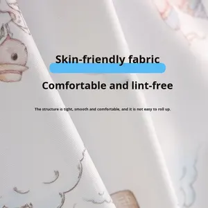 Cubierta de <span class=keywords><strong>Pañal</strong></span> de Tela para Bebé de Cintura Alta, Prevención de Fugas 3D, Superficie Seca Absorbente, Impermeable, Lavable, Unisex, Material de Algodón Estampado - Product Image 5