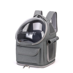 대형 고양이와 개를 위한 파노라마 공간 캡슐 야외 휴대용 가방 편안한 운반 스트랩과 애완 동물 고양이 핸드백 - Product Image 5