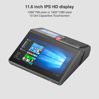 Terminal Point de Vente Tactile Android Tout-en-Un Unique 11,6 Pouces avec Caisse Enregistreuse