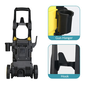 منظف ضغط كهربائي محمول للاستخدام المنزلي، 220 فولت، 1800 واط، 150 بار، يعمل بالماء البارد مع مسدس ماء لغسيل السيارات - Product Image 5