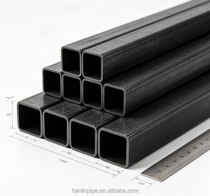 Tube rectangulaire en acier galvanisé ASTM A500, section creuse structurelle ERW, tuyau structurel non allié pour la construction municipale - Product Image 2