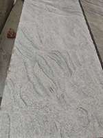 Dalle de granit Viscount White à veinage paysager, surface brossée, design moderne, écologique, Shandong TY Villa Stone, Fourniture directe