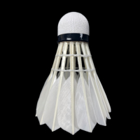 Volants de badminton en plumes de canard LS400 A+ pour équipes professionnelles : durabilité et stabilité accrues