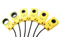 Capteur de proximité annulaire sans contact 1 kHz à réponse haute fréquence, protection IP67, temps de réponse de 1 ms pour micro-vis et rondelles métalliques