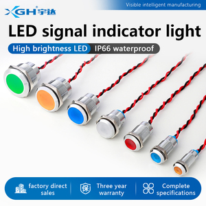 Tùy chỉnh IP66 kim loại không thấm nước LED chỉ số ánh sáng kép/Tricolor thiết bị đèn trong màu xanh màu xanh lá cây màu vàng - Product Image 5